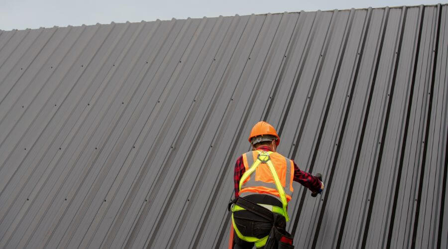 Professional metal roof installation services in Delphi, IN